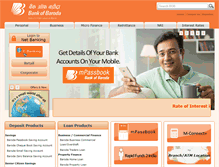 Tablet Screenshot of bankofbaroda-fiji.com